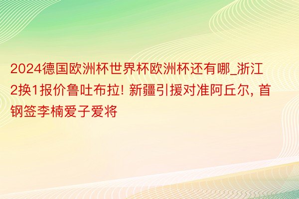 2024德国欧洲杯世界杯欧洲杯还有哪_浙江2换1报价鲁吐布拉! 新疆引援对准阿丘尔, 首钢签李楠爱子爱将